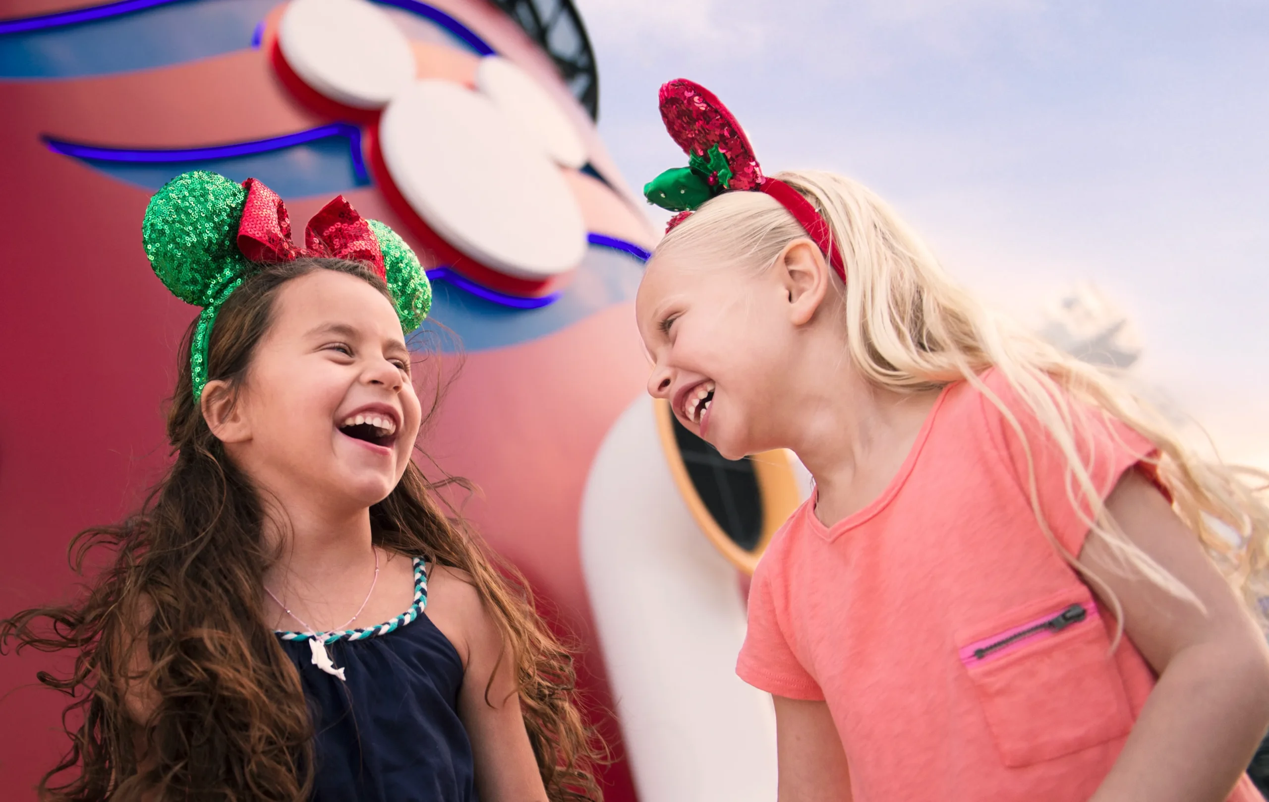 Crucero Disney decorado para eventos de temporada