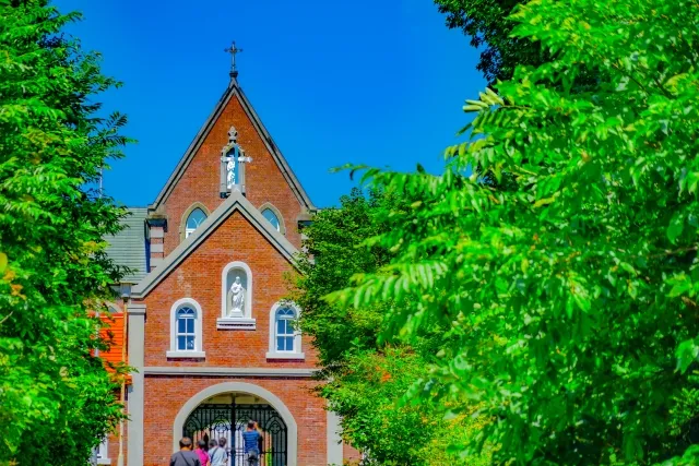 Iglesia en Hokkaido, Japón