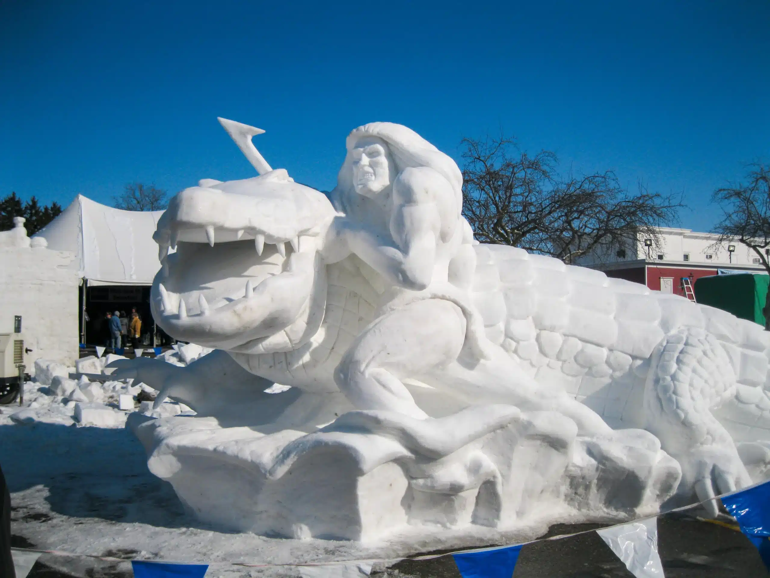 Pesca en hielo en el lago Abashiri